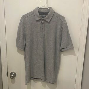 White and Blue Polo - Large